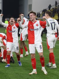 Slavia Praha vyhrála nad Šeriffem Tiraspol 3:2