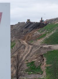 Skládka v Čáslavi, která patří společnosti AVE CZ
