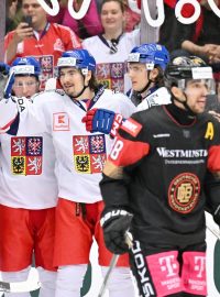 Hokejisté národního týmu hrají přípravný duel proti Německu