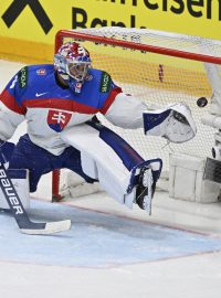Hokejisté Kanady porazili ve čtvrtfinále mistrovství světa Slovensko 6:3. Obhájci zlata vedli brzy 2:0, v Praze na MS vyhráli již 21. duel v řadě