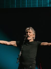 Zakladatel kapely Pink Floyd Roger Waters v září 2022 během turné v USA.