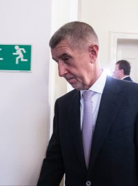 Andrej Babiš u soudu