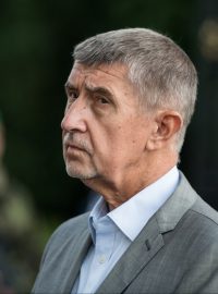 Andrej Babiš po schůzce v Lánech.