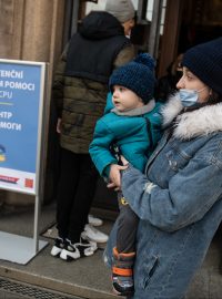 Asistenční centrum pomoci ukrajinským uprchlíkům v Praze
