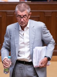 Andrej Babiš ve sněmovně