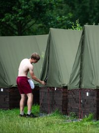 Airsoftový military larp tábor