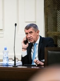 Andrej Babiš u soudu v kauze Čapí hnízdo