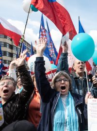 Demonstrace Česko proti bídě