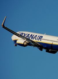 Letadlo letecké společnosti Ryanair