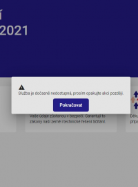 Online sčítání postihl výpadek