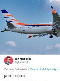 Ministr vnitra Jan Hamáček (ČSSD) se zapojil do diskuzí na twitteru