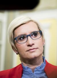 Ministryně obrany za ANO Karla Šlechtová