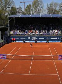 Hlavní kurt v areálu pražské tenisové Sparty