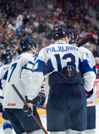 Hokejisté Finska během mistrovství světa v Praze a Ostravě