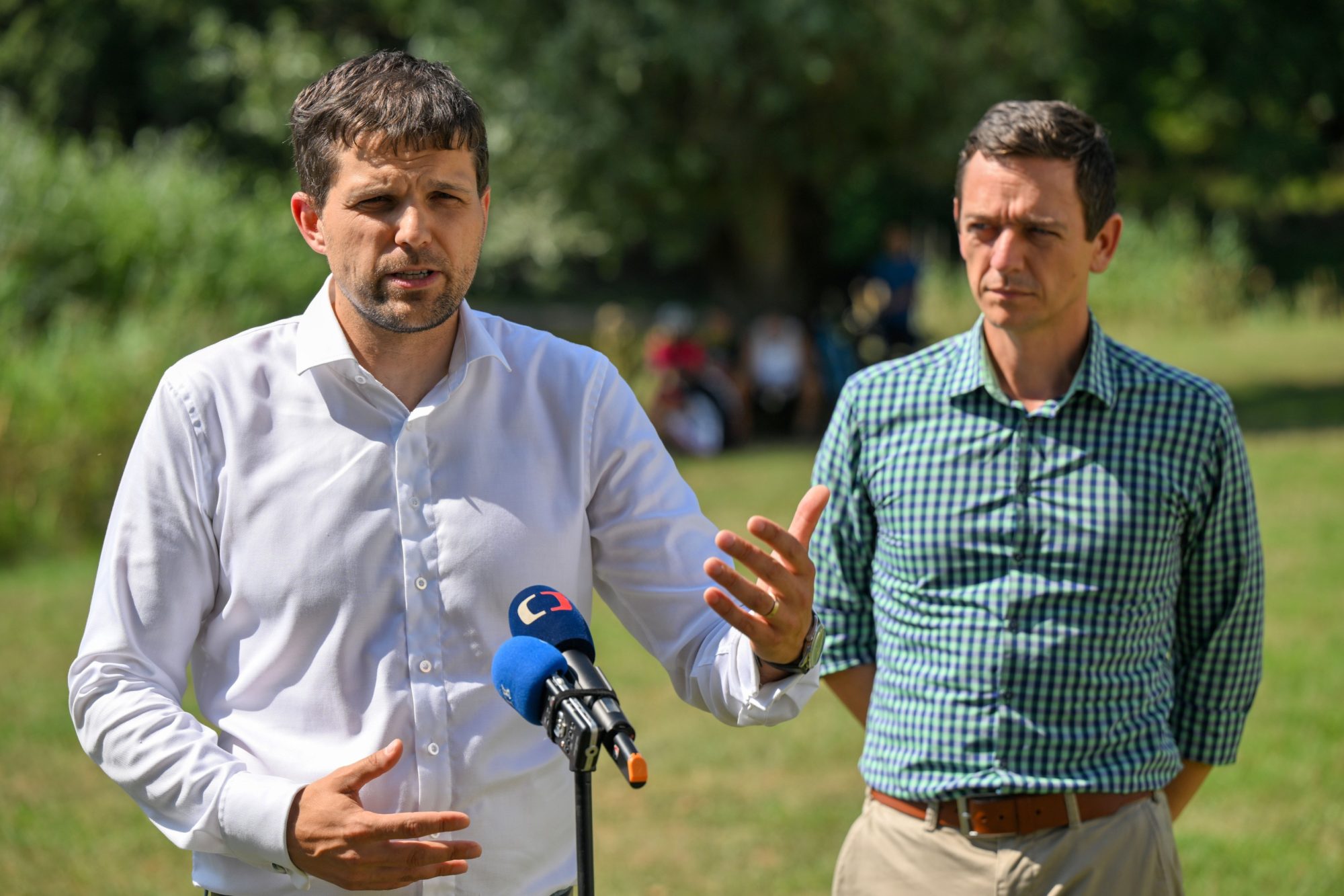 Petr Hladík (vlevo) a Jan Grolich | Foto: Václav Šálek | Zdroj: ČTK